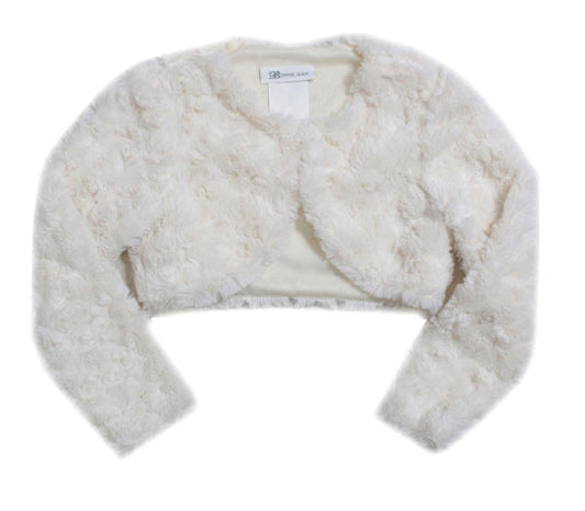 Ivory Faux Fur Jacket