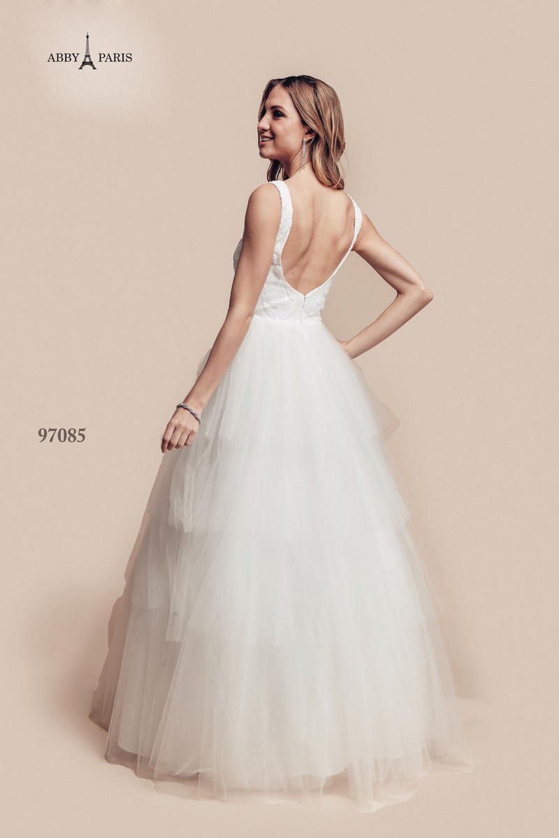 White Tulle Gown