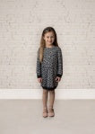 Grey/Black Knit Dress
