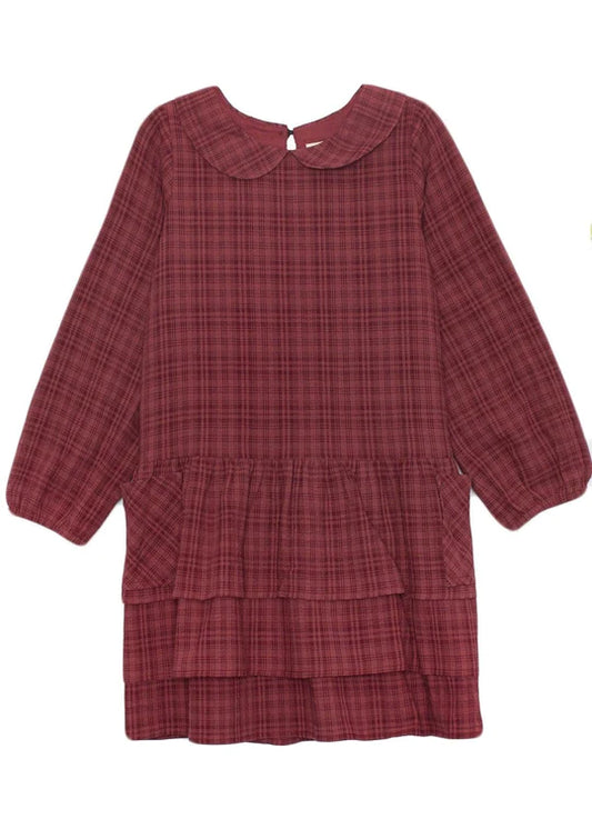 Burgundy L/S Dress